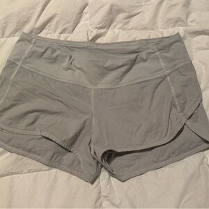 lululemon athletica Light Gray Women's Athletic Shorts